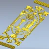 Барочная панель "Жрица у алтаря" - 3D модель STL для ЧПУ
