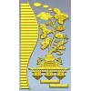 Вазон с розами и ребристым бордюром - 3D модель STL для ЧПУ