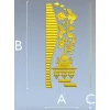 Вазон с розами и ребристым бордюром - 3D модель STL для ЧПУ