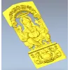 3D модель Ганеша - барельеф для ЧПУ (STL)