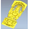 3D модель Ганеша - барельеф для ЧПУ (STL)