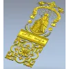 Богоматерь на декоративной панели - 3D модель STL для ЧПУ