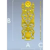 Вазон Ренессанс - вертикальная накладка STL для ЧПУ