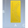 Дверная панель "НоваАрка" - stl модель для ЧПУ