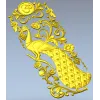 Peacock Vertical Relief STL - 3D model for CNC carving