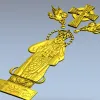 Богоматерь с Младенцем - 3D модель STL для ЧПУ