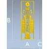Рельефная дверная панель в стиле флора - 3D модель STL для ЧПУ