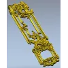 Рокайльная вертикальная накладка - 3D модель STL для ЧПУ
