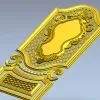 Филёнка классическая в ажурном картуше - 3D модель STL для ЧПУ