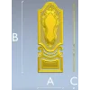 Филёнка классическая в ажурном картуше - 3D модель STL для ЧПУ
