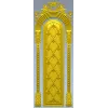 Ornate Arched Door Panel STL for CNC