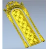 Ornate Arched Door Panel STL for CNC