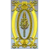 Декоративная овальная накладка "Вальс аканта" - STL для ЧПУ