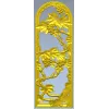 Arched Grapevine Decorative Panel - STL 3D Model for CNC