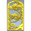 Arched Grapevine Decorative Panel - STL 3D Model for CNC