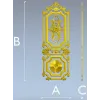 Орнаментальная дверная панель в классическом стиле - 3D модель STL для ЧПУ