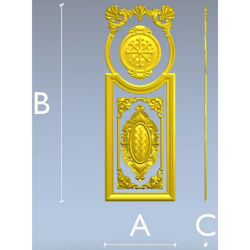Филенчатая накладка "Розетта" - 3D модель STL для ЧПУ