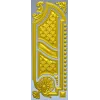 Baroque Vertical Door Applique - STL 3D Model for CNC