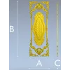 Дверная панель в стиле барокко - 3D модель STL для ЧПУ