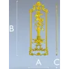 Вертикальная декоративная панель "Вазон Людовик" - 3D модель STL для ЧПУ