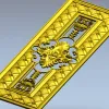 Филёнка Ренессанс - 3D STL модель дверной панели
