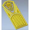 Декоративная дверная панель в барочном стиле - STL для ЧПУ