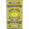 Дверная декоративная панель с розеттой - stl модель для ЧПУ