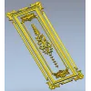 Regal Acanthus Door Panel STL for CNC