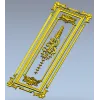 Regal Acanthus Door Panel STL for CNC