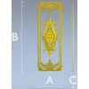 Декоративная дверная панель в барочном стиле - stl модель для ЧПУ