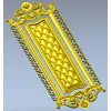 Декоративная вертикальная панель "Мирабель" - 3D модель STL для ЧПУ