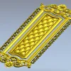 Декоративная вертикальная панель "Мирабель" - 3D модель STL для ЧПУ