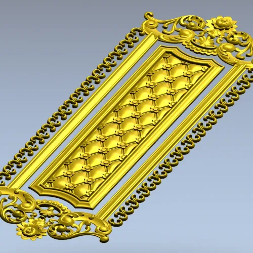 Декоративная вертикальная панель "Мирабель" - 3D модель STL для ЧПУ