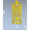 Декоративная панель "Вазон Арабеска" - 3D модель STL для ЧПУ