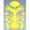 Декоративная 3D модель вазона в формате STL для ЧПУ