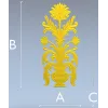 Декоративная 3D модель вазона в формате STL для ЧПУ