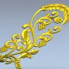 Виноградный вензель - 3D модель STL для ЧПУ