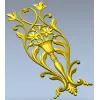 Вертикальная накладка "Вазон Ренессанс" - 3D модель STL для ЧПУ