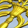 Вертикальная накладка "Вазон Ренессанс" - 3D модель STL для ЧПУ