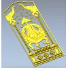 Ganesha Shrine Panel - STL 3D Model for CNC