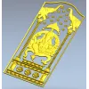 Ganesha Shrine Panel - STL 3D Model for CNC