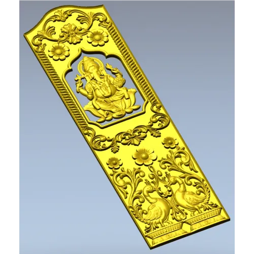 Резная панель с Ганешей - 3D STL для ЧПУ