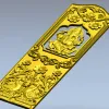 Резная панель с Ганешей - 3D STL для ЧПУ