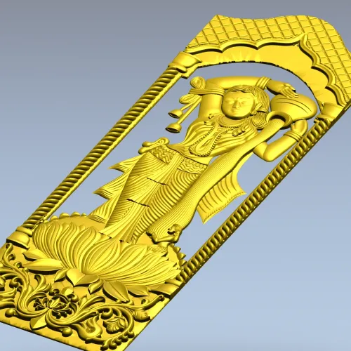 Лотосная нимфа - 3D модель в формате STL для ЧПУ