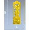 Лотосная нимфа - 3D модель в формате STL для ЧПУ