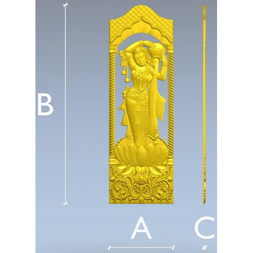 Лотосная нимфа - 3D модель в формате STL для ЧПУ