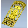 Ganesha High-Relief CNC STL Panel