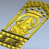Ganesha High-Relief CNC STL Panel