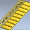 Дверная филёнка "Вазон" - 3D модель STL для ЧПУ