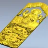 Икона Лакшми в арочной панели - stl модель для ЧПУ